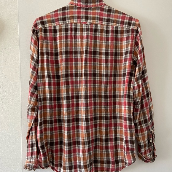 Vince Large Fall Plaid Button Down Shirt - Picture 4 of 4
